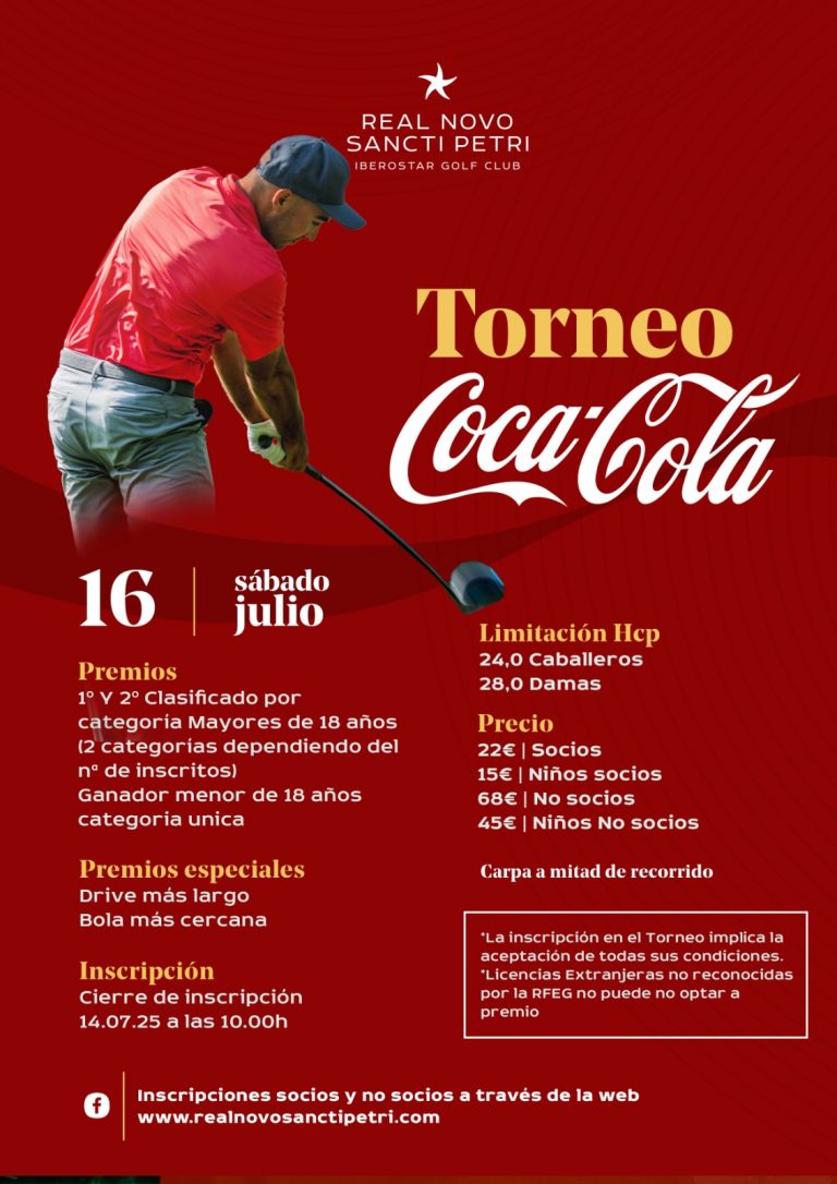 Torneo CocaCola Real Novo Sancti Petri - Chiclana Cádiz - Golf